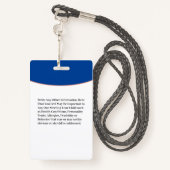 チャイルドボーイガールID識別カードのパーソナライズ バッジ (裏面ランヤード)