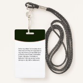 チャイルドボーイガールID識別カード緊急事態 バッジ (裏面ランヤード)