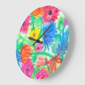 チャイルドポーズクロック ラージ壁時計 (傾斜)