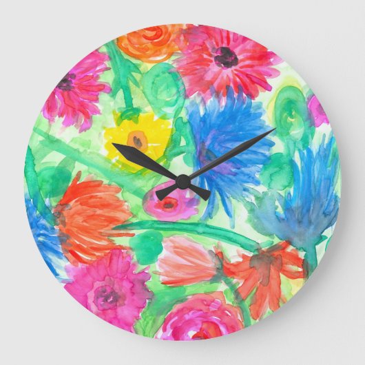 チャイルドポーズクロック ラージ壁時計 (正面)