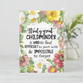 チャイルドマイダーカードサンキューカード素晴らし サンキューカード (スタンド正面)