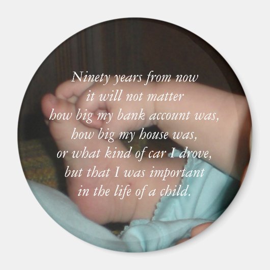 チャイルドマグネットに重要 マグネット (正面)