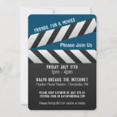 チャイルドムービー再生招待状 招待状 (裏面)