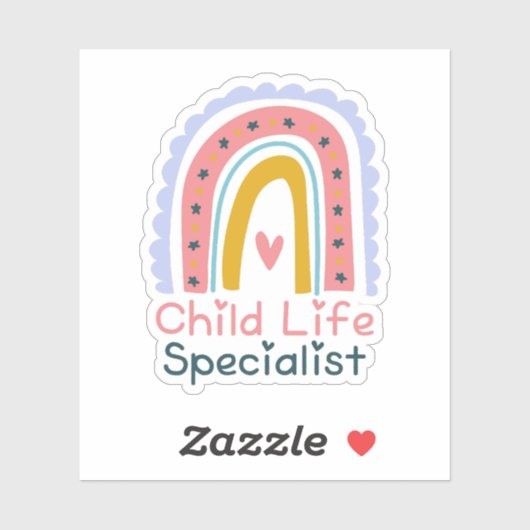 チャイルドライフスペシャリスト虹のチャイルドライフ月CLS シール (シート)