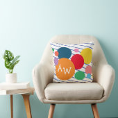 チャイルドルームデコージオメトリックカラフル クッション (椅子)