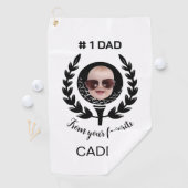 チャイルド写真父の日の贈り物の恋人アクセサリー ゴルフタオル (インサイチュ)