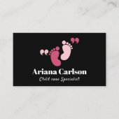 チャイルド気にスペシャリストカワイイベビーナース 名刺 (正面)