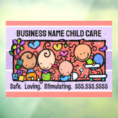 チャイルド気にデイ気にベビーシャワーのプロモーション ウィンドウサイン (シート3)