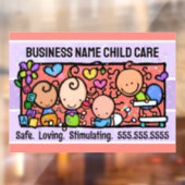 チャイルド気にデイ気にベビーシャワーのプロモーション ウィンドウサイン (シート2)