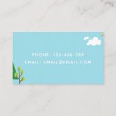 チャイルド気にナニーベビーシッターチャイルド気にサニーデイ 名刺 (裏面)