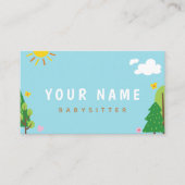 チャイルド気にナニーベビーシッターチャイルド気にサニーデイ 名刺 (正面)