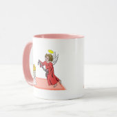 チャイルド祈ピンクのマグカップ マグカップ (正面左)