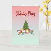 チャイルド遊ズ カード (黄色い花)