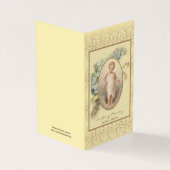 チャイルド・イエスフローラ葬儀記念聖札 名刺 (外部)