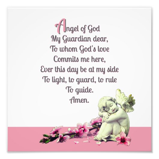 チャイルド・ガーディアン・エンジェル フォトプリント            (正面)