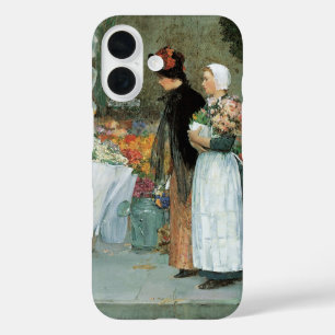 チャイルド・ハッサムによる「花屋にて」 ヴィンテージ ファインアート iPhone 16ケース