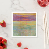 チャイルド・ハッサム作《海上の日没》 スタンダードカクテルナプキン (インサイチュ)