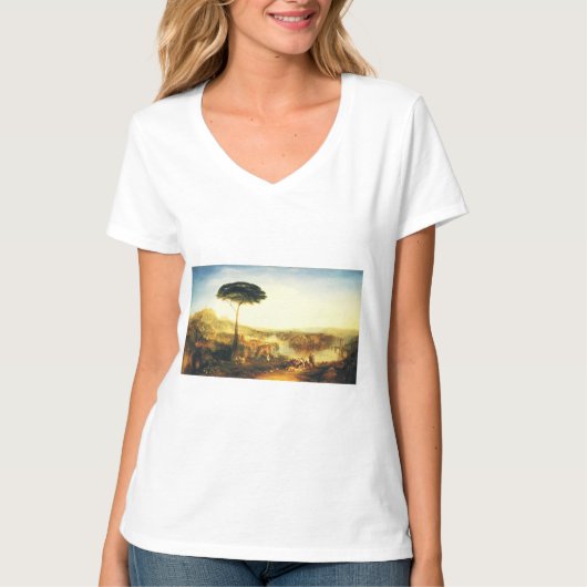 チャイルド・ハロルドの巡礼 by ジョセフ・ターナー tシャツ (正面)