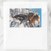 チャイルド・ファンタジー・アート・ステッカーの救出 長方形シール (バッグ)