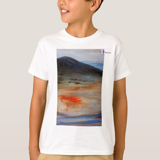 チャイルドTダークマウンテンデザイン Tシャツ (正面)