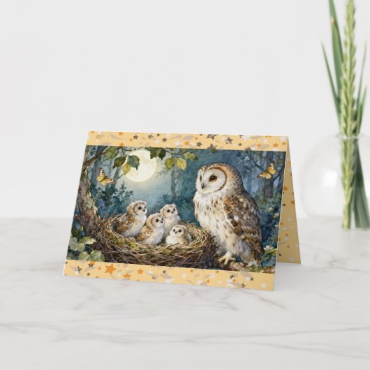 チャイロフクロウの巣 カード (正面)