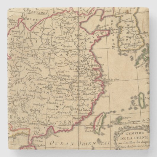 チャイン、日本 ストーンコースター (正面)