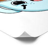 チャイ好きおもしろいティープン ポスター (角)