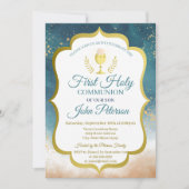 チャイ絵を描スファースト・ホリー・コミュニオン 招待状 (正面)