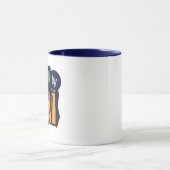 チャイ？チャイおもしろいインディアンフードパンを搭載したチャイ マグカップ (中央)