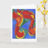 チャイ・モザイク・ノート・カード カード (黄色い花)