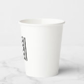 チャイ・ユーモアインディアンチャイおもしろいティーパンで食べた 紙コップ (左)