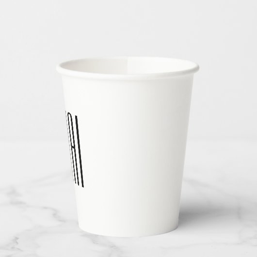 チャイ・ユーモアインディアンチャイおもしろいティーパンで食べた 紙コップ (左)