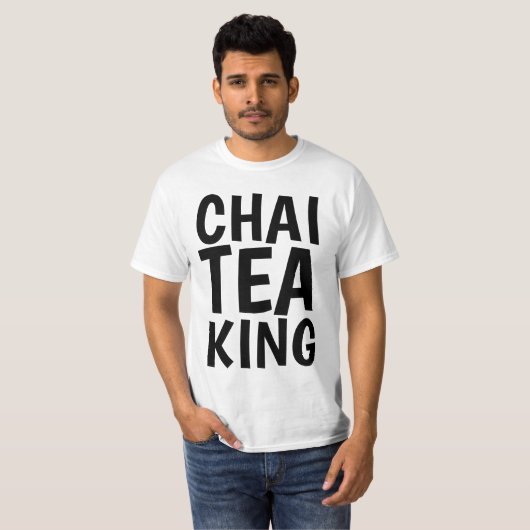 チャイTEA KING, Tシャツ (正面フル)
