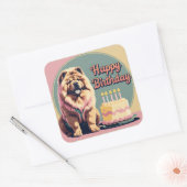 チャウカラフル スクエアシール (封筒)