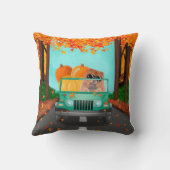 チャウショドッグ秋パンプキン クッション (裏面)