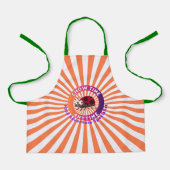 チャウタイムエイターレディバグ エプロン (正面)