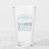 チャウタウカレイクニューヨーク魚釣りロッド タンブラーグラス (裏面)