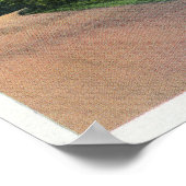 チャウタウカ湖沿いのレイクサイドドライブのビュー ポスター (角)