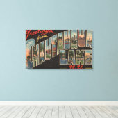 チャウタウカ湖 – ラージレターシーン キャンバスプリント (インサイチュ (ウッドフロア))