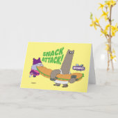 チャウダーとシュニッツェル カード (黄色い花)