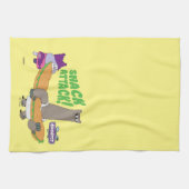 チャウダーとシュニッツェル キッチンタオル (横)