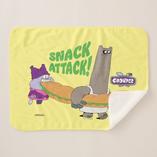 チャウダーとシュニッツェル シェルパブランケット (正面(横))