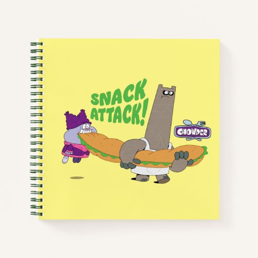 チャウダーとシュニッツェル ノートブック (正面)