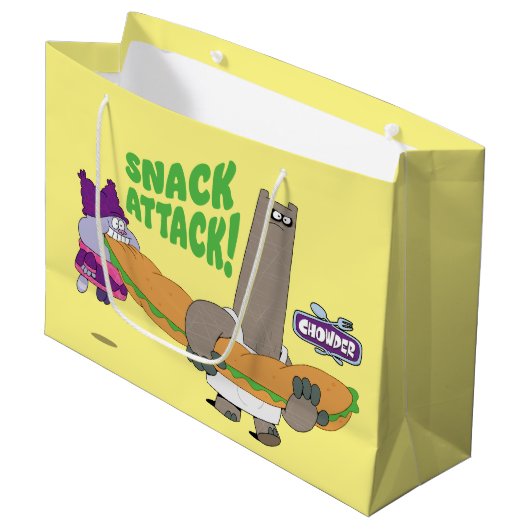 チャウダーとシュニッツェル ラージペーパーバッグ (正面アングル)