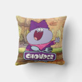 チャウダーなびく クッション (裏面)