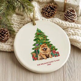 チャウチャウのクリスマス オーナメント オーダーメイド