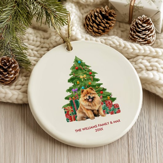 チャウチャウのクリスマス オーナメント オーダーメイド