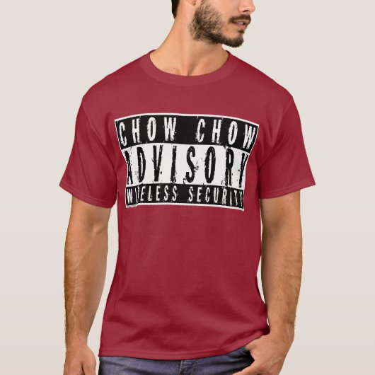 チャウチャウの諮問無線保証 Tシャツ (正面)