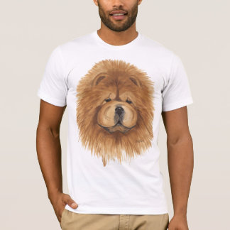 チャウチャウの 赤 Tシャツ