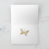 チャウチャウのPawprintsのギフト シーズンカード (内部)